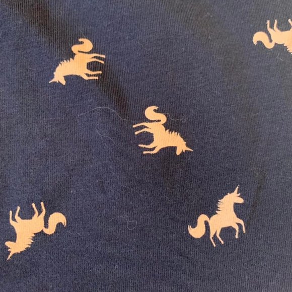 🌷3 for$20🌷George, Girl's US XL (14-16), Navy & Pink Unicorn Leggings, NWT - Picture 5 of 6